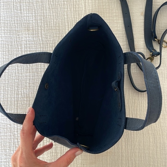 Portland Leather Co bag / navy blue (deep water) - Picture 3 of 5